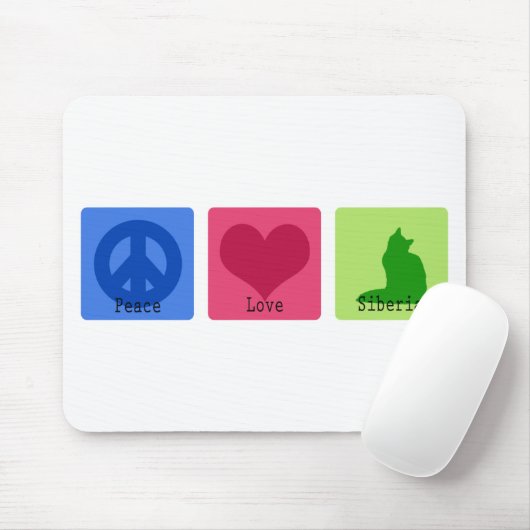 FriedensLiebe-Sibirier Mousepad (Mit Mouse)