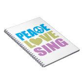 FriedensLiebe singen Notizblock (Rechte Seite)