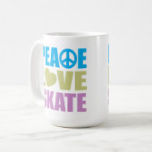 FriedensLiebe-Skate Kaffeetasse (Vorderseite Links)
