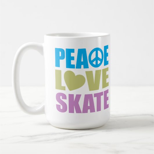 FriedensLiebe-Skate Kaffeetasse (Links)