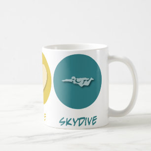 FriedensLiebe Skydive Kaffeetasse