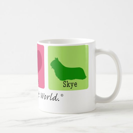 FriedensLiebe Skye Terrier Kaffeetasse (Rechts)