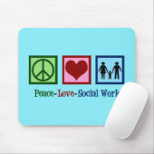 FriedensLiebe-Sozialarbeit Mousepad (Mit Mouse)