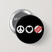 FriedensLiebe-Speck Button (Vorne & Hinten)