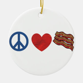 FriedensLiebe-Speck Keramik Ornament