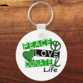 FRIEDENSLIEBE SPENDEN LEBEN SCHLÜSSELANHÄNGER (Vorderseite)