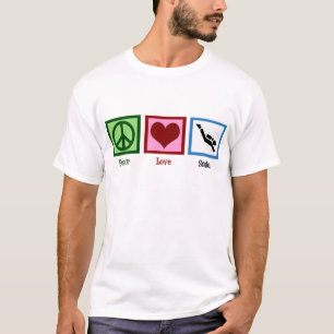 FriedensLiebe-Sporttauchen T-Shirt