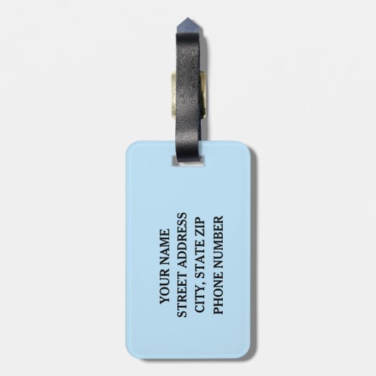 FriedensLiebe-Sprache-Sprachpathologie Gepäckanhänger (Rückseite vertikal)