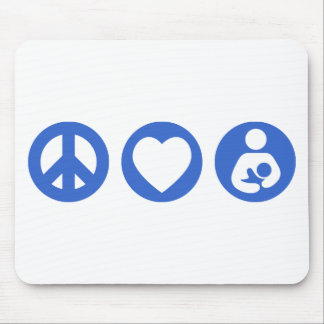 FriedensLiebe-Stillen Mousepad
