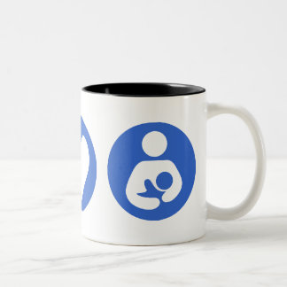 FriedensLiebe-Stillen Zweifarbige Tasse