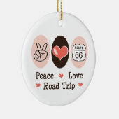 FriedensLiebe-Straßen-Reise-Verzierung Keramik Ornament (Rechts)