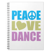 FriedensLiebe-Tanz Notizblock (Vorderseite)