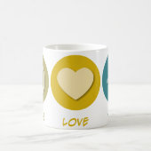 FriedensLiebe-Taxis Kaffeetasse (Mittel)