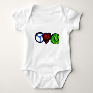 FriedensLiebe-Tennis Baby Strampler