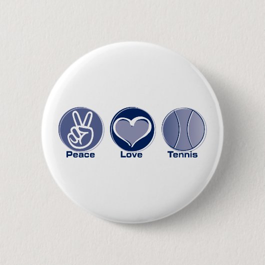 FriedensLiebe-Tennis Button (Vorderseite)