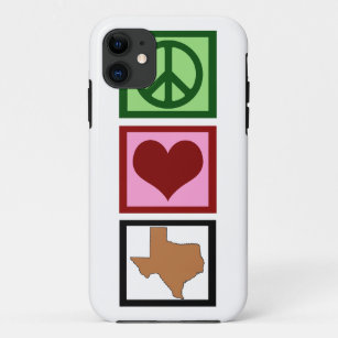 FriedensLiebe Texas Case-Mate iPhone Hülle
