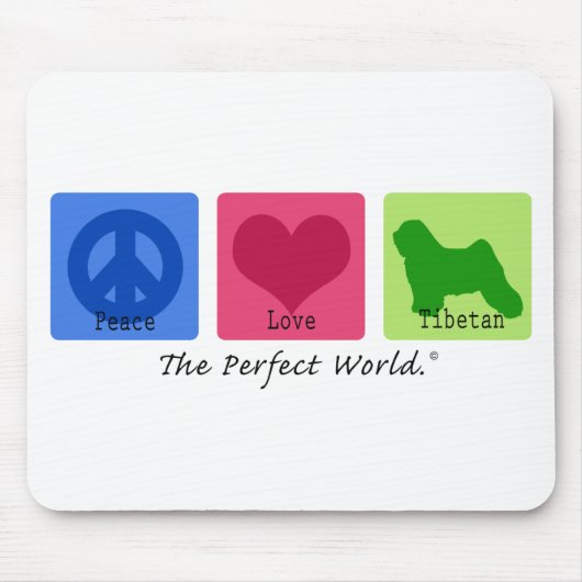 FriedensLiebe-Tibetaner Mousepad (Vorne)