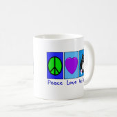 FriedensLiebe-TierarztTech Kaffeetasse (VorderseiteRechts)