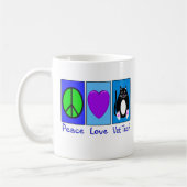 FriedensLiebe-TierarztTech Kaffeetasse (Links)