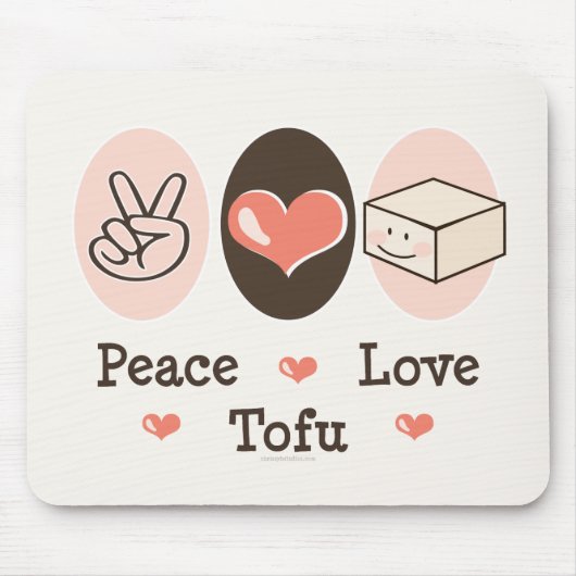 FriedensLiebe-Tofu Mousepad (Vorne)