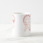 Friedensliebe Töpferei Kaffeetasse (Mittel)