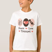 FriedensLiebe-Trompete-KinderT - Shirt (Vorderseite)