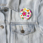 FriedensLiebe u. -alles Girly Button (Beispiel)