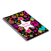 FriedensLiebe u. -alles Girly Notizblock (Rechte Seite)