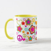 FriedensLiebe u. -alles Girly Tasse (Links)