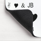 FriedensLiebe u. JB Mousepad (Ecke)