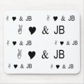 FriedensLiebe u. JB Mousepad (Vorne)