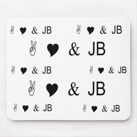FriedensLiebe u. JB Mousepad (Vorne)
