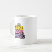 FRIEDENSLiebe U. -MUSIK Kaffeetasse (Vorderseite Links)