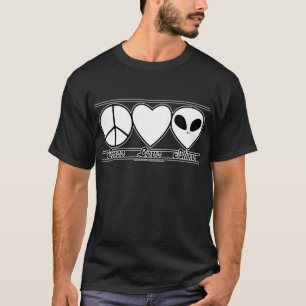 FriedensLiebe und -Außerirdische T-Shirt