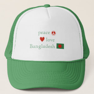 FriedensLiebe und -bangladesch Truckerkappe