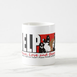 FriedensLiebe und -bären Kaffeetasse