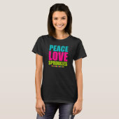 FriedensLiebe und besprüht T-Shirt (Vorne ganz)