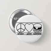 FriedensLiebe und -burger Button (Vorne & Hinten)