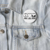 FriedensLiebe und -burger Button (Beispiel)