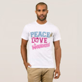 FriedensLiebe und -glück T-Shirt (Vorne ganz)