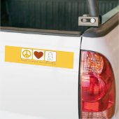 FriedensLiebe und Groundhog Tag Autoaufkleber (Auf Lkw)