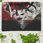 FriedensLiebe und Hoffnung #3 Handtuch (Gefaltet)