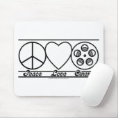 FriedensLiebe und -kino Mousepad (Mit Mouse)