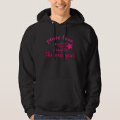 FRIEDENSLIEBE UND LAUGHER IM NEUEN JAHR HOODIE (Vorderseite)