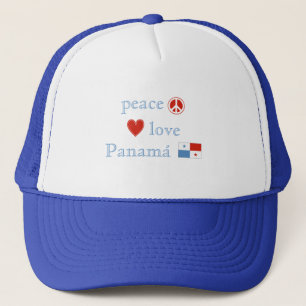 FriedensLiebe und -panama Truckerkappe