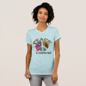 FriedensLiebe und -vegetarier T-Shirt (Vorne ganz)