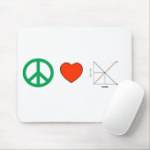 FriedensLiebe und -wirtschaft Mousepad (Mit Mouse)