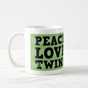 FriedensLiebe und -zwillinge Kaffeetasse