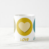 FriedensLiebe-Urologie Kaffeetasse (Mittel)