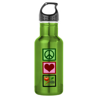 FriedensLiebe-Vegetarier Trinkflasche